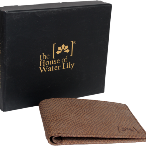 Men’s Snake look genuine leather slim wallet