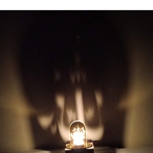 Religious Shadow Candle  (Tea Light included)