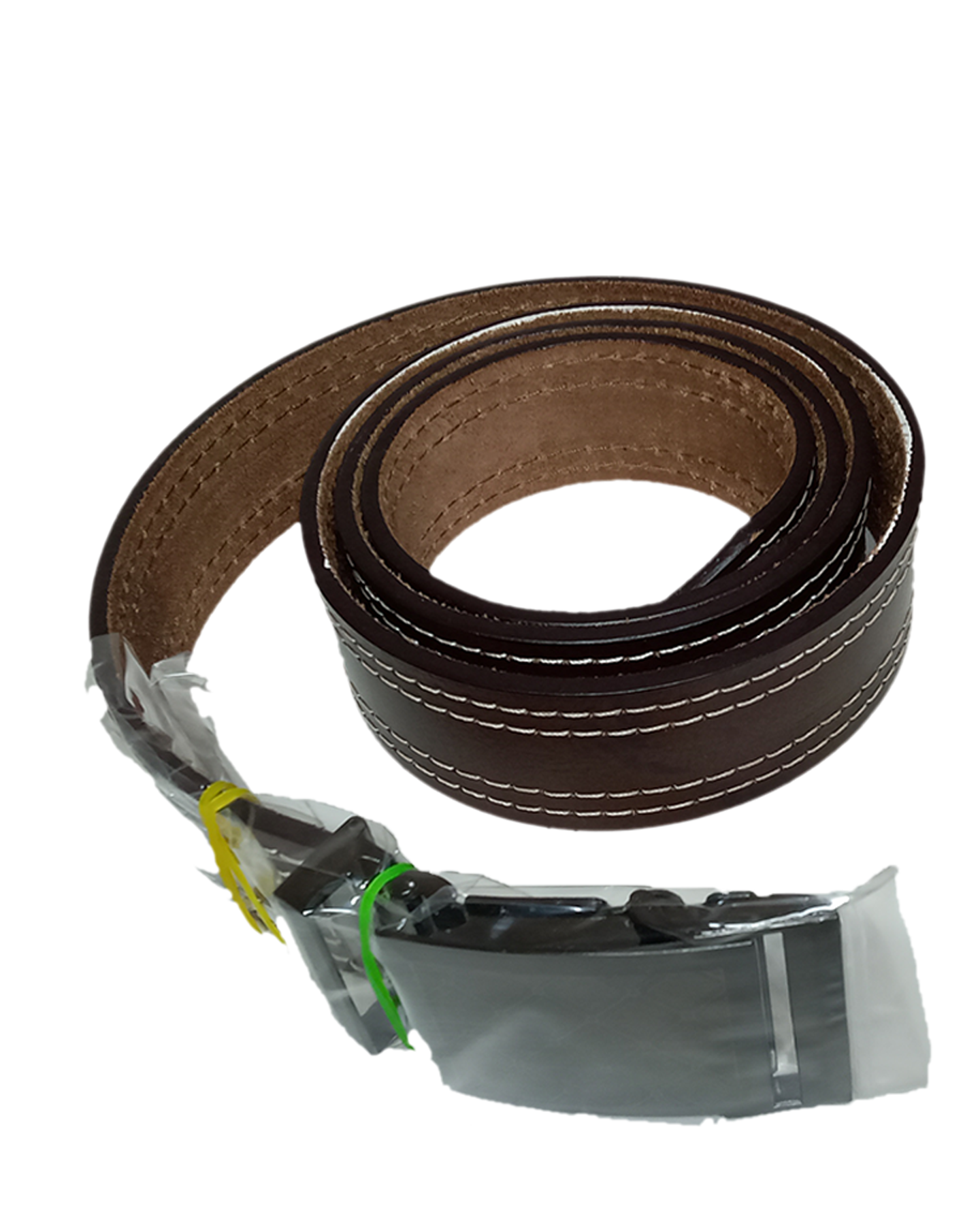 Men's Top Grain Leather Belt Dark Brown (5)