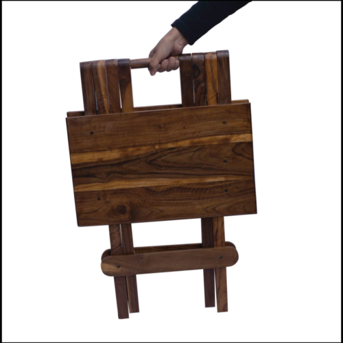 Teak Wood Foldable Table easy to carry