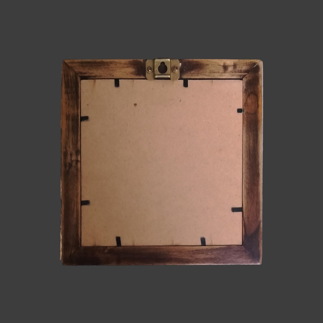 Photo Frame Teak wood antique look Wall Hanging (1)