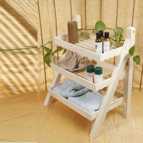 Tree Shelves Stand / Organizer Pinewood